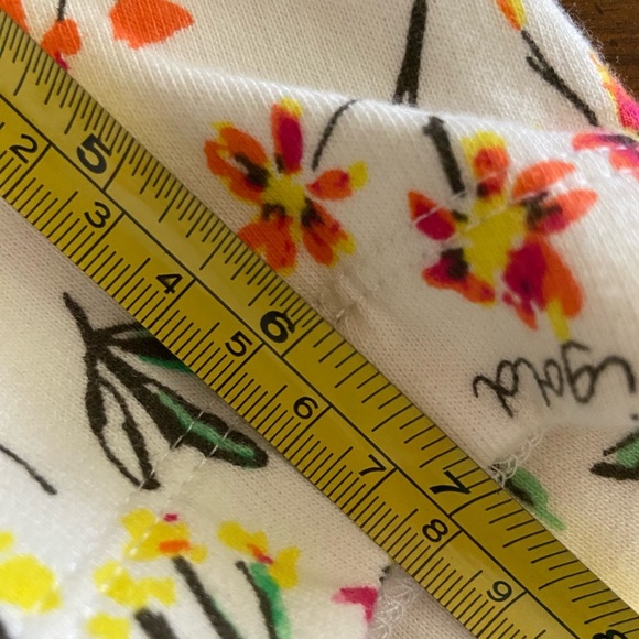 Lands End Serious Sweats Shorts Womans XL Floral Pockets Lounge Wear - Picture 8 of 8